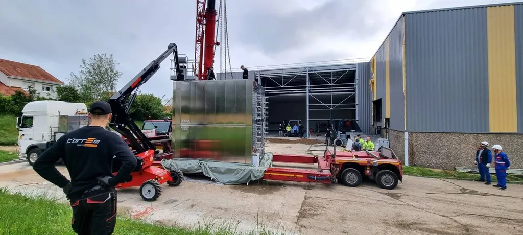 Installation de fours neufs dans le domaine de l'industrie agroalimentaire 