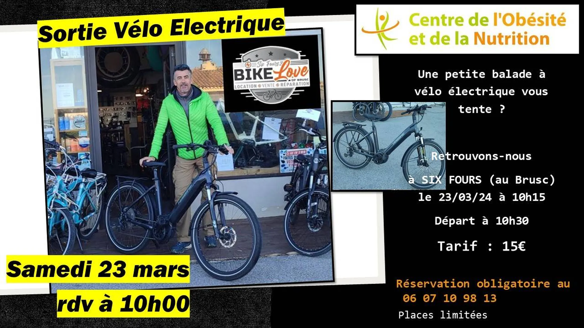 Sortie vélo électrique