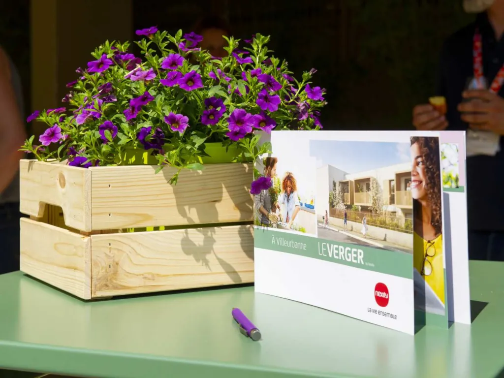 reportage photographique pour l'inauguration de la résidence “Le Verger