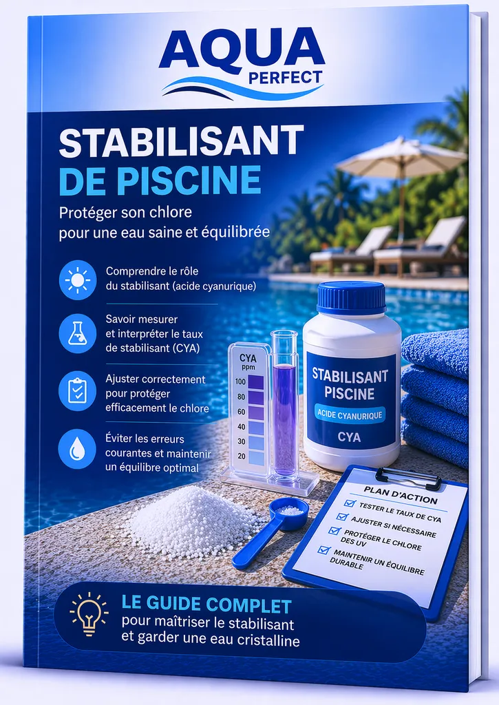 Stabilisant de piscine à Bordeaux : comprendre son rôle, maîtriser le dosage idéal, éviter les erreurs courantes et réussir le rattrapage d’une eau trouble efficacement