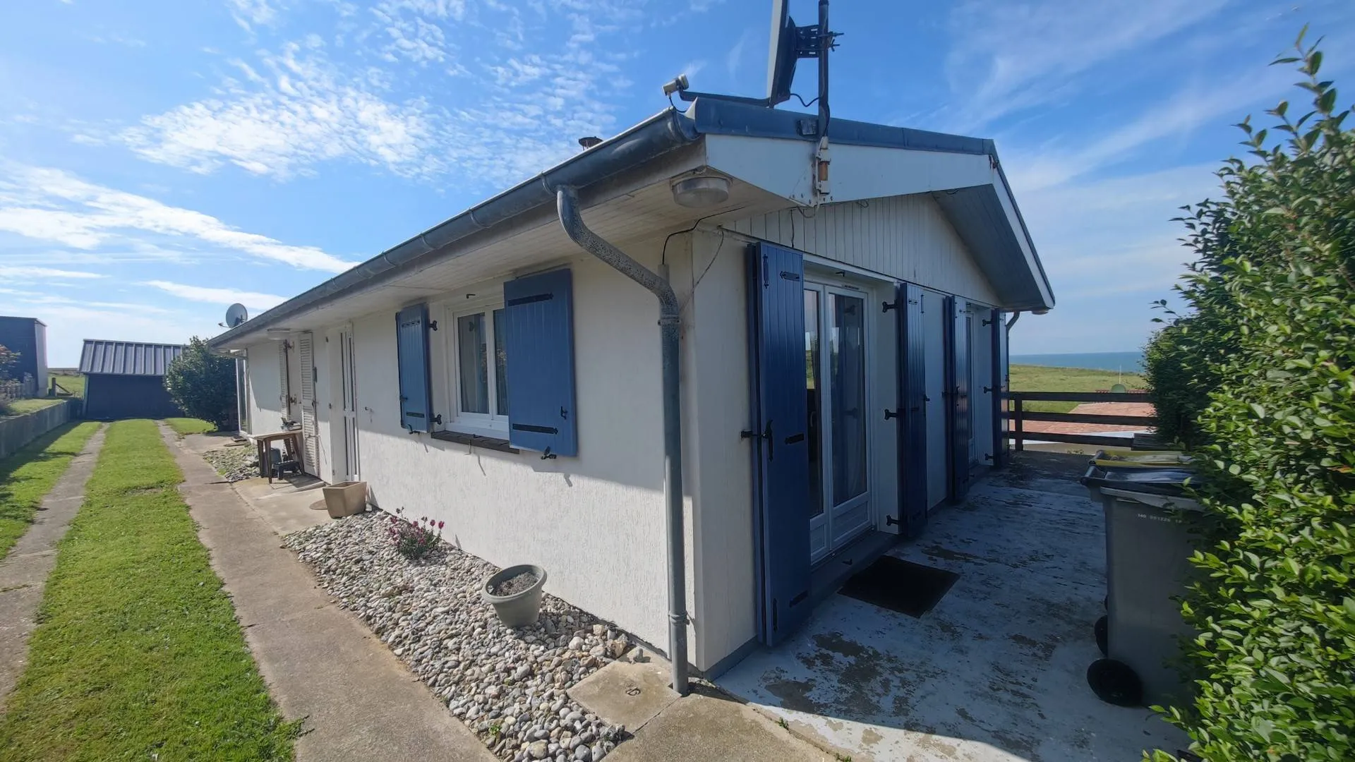 Vue imprenable sur la mer de Quiberville, en Seine-Maritime (76)