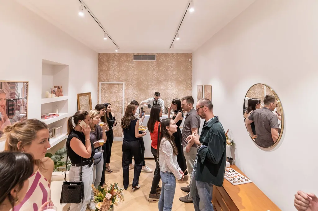 Bar à cocktails éphémère pour un événement haut de gamme de chez Gemmyo à Lyon