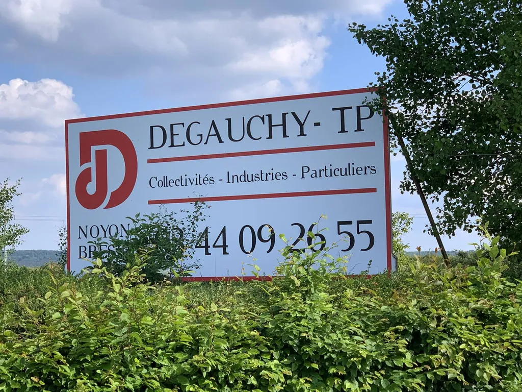 panneau publicitaire pose par tdc signalétique