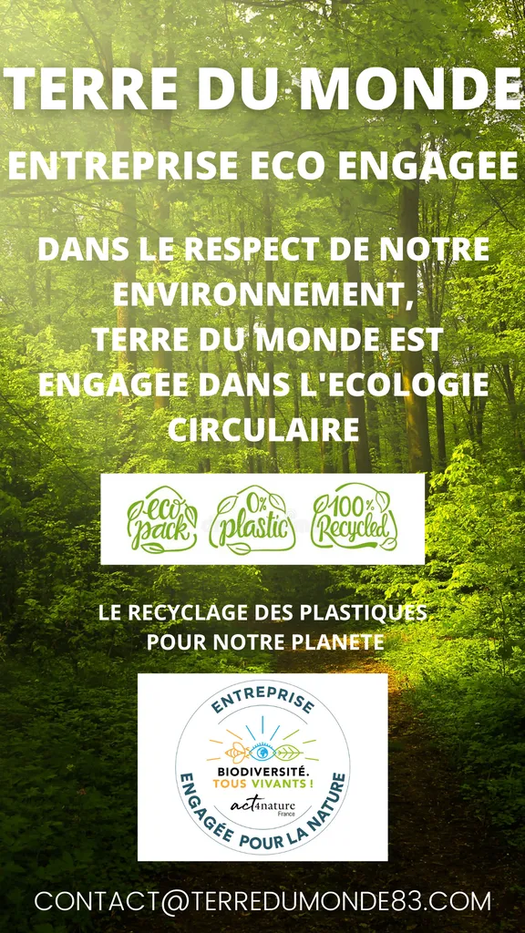 La Société TERRE DU MONDE, ECO RESPONSABLE, ECO EMBALLAGE
