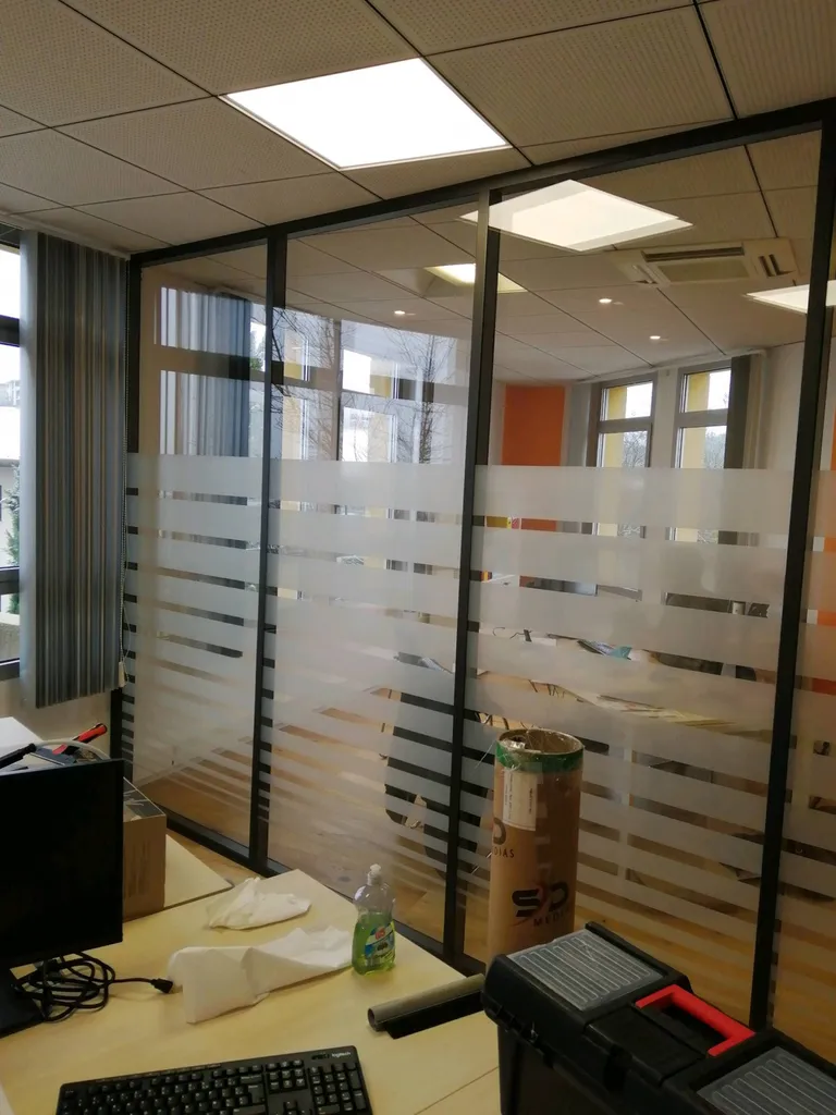 Vitrophanie cloisons Marseille