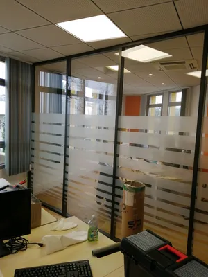 Vitrophanie cloisons Marseille