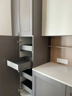 Conception sur mesure d'une cuisine moderne de prestige de fabrication italienne à Bandol dans le 83