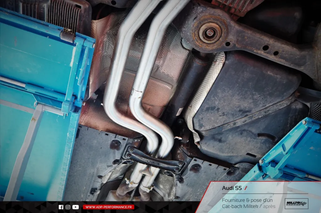 Ligne d'échappement Cat-back Milltek Audi S5 Nice - ADP Performance