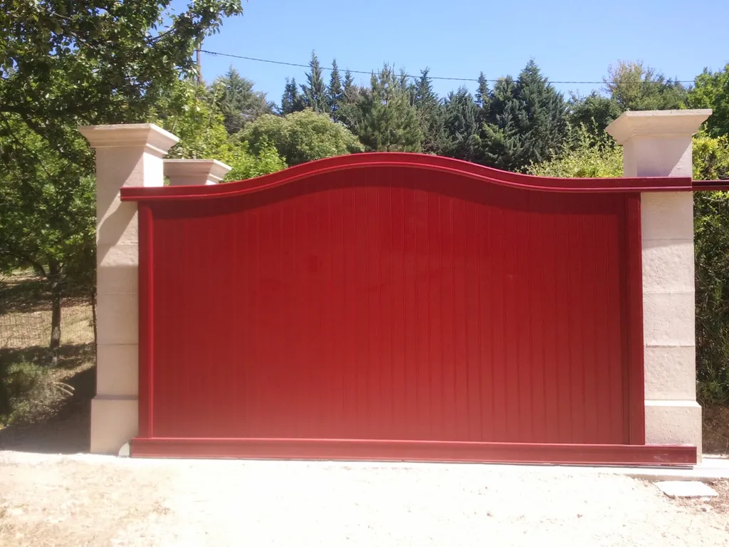 Portail aluminium coulissant