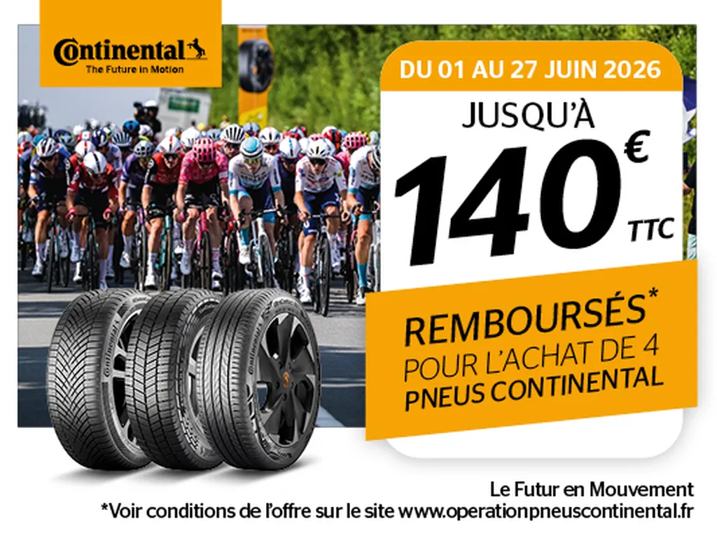 Offre pneus Continental : remplacer ses pneus à petit prix chez Caudebec Automobiles à La Frénaye