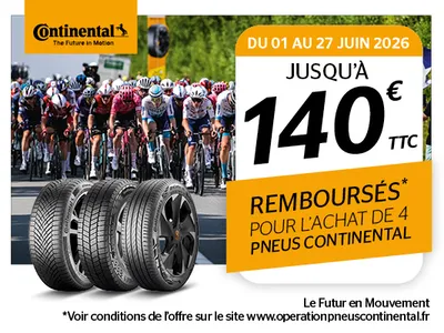 Offre pneus Continental : remplacer ses pneus à petit prix chez Caudebec Automobiles à La Frénaye
