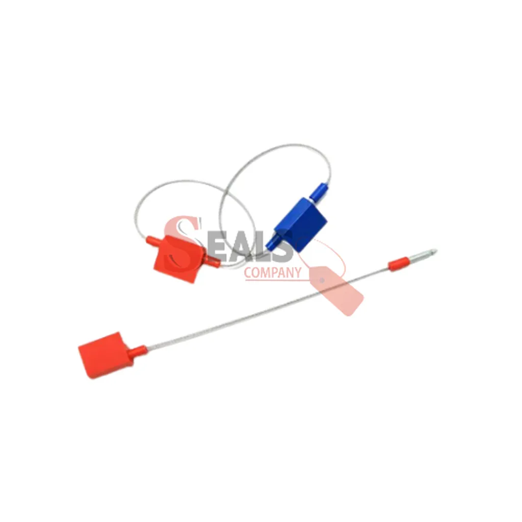 Scellé câble MINIBLOCKSEALS en acier galvanisé 424 kgf – périmètre défini, ISO PAS 17712