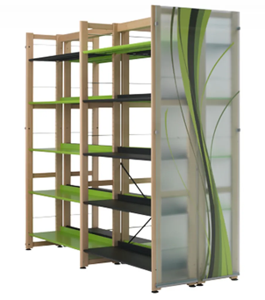 Rayonnage pour Médiathèque à Bagnols Sur Cèze