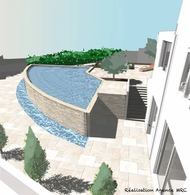 Cabinet d’architecture du paysage pour dessiner et construire une piscine à Marseille 13010
