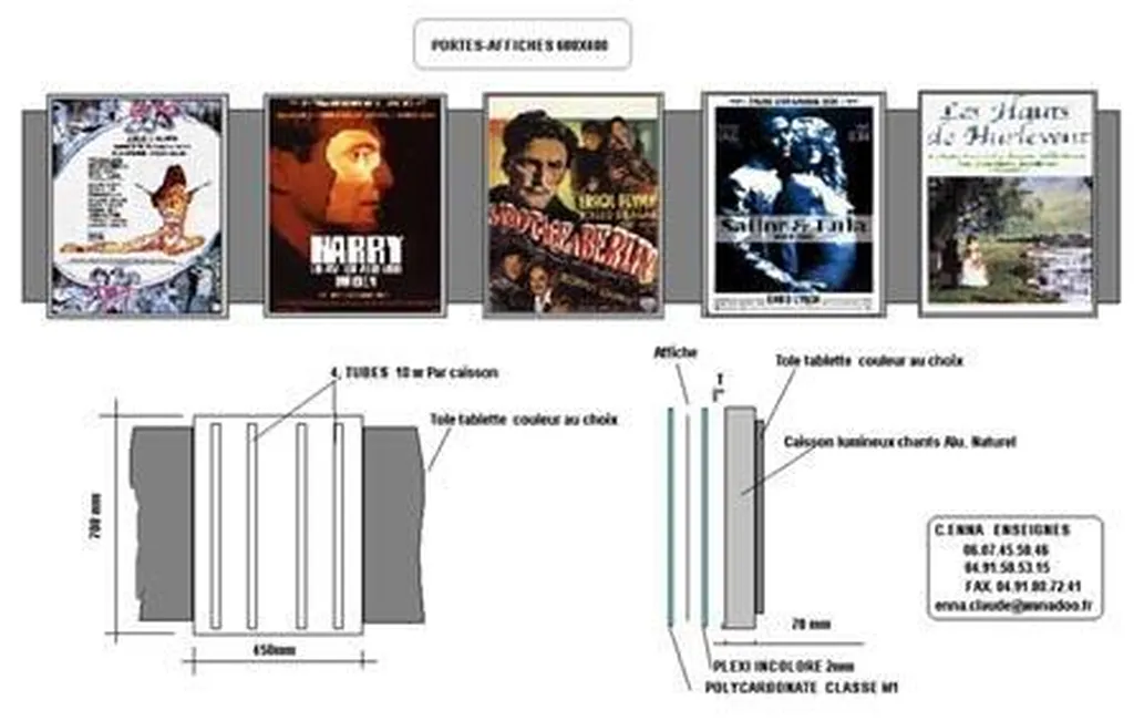 AMENAGEMENT D'INTERIEUR ET FABRICATION DE PORTE-AFFICHES