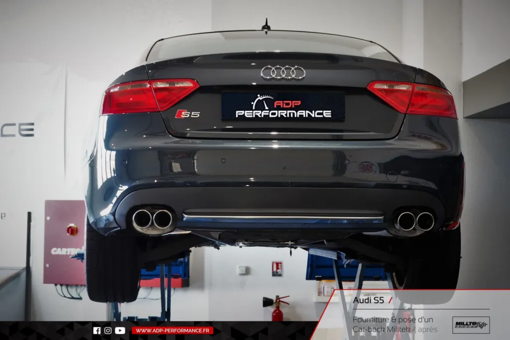 Ligne d'échappement Cat-back Milltek Audi S5 Montpellier - ADP Performance