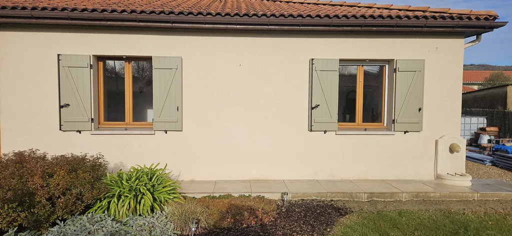 Rénovation volets battant ALUMINIUM isolé sur mesure posé par les menuisiers occitans 