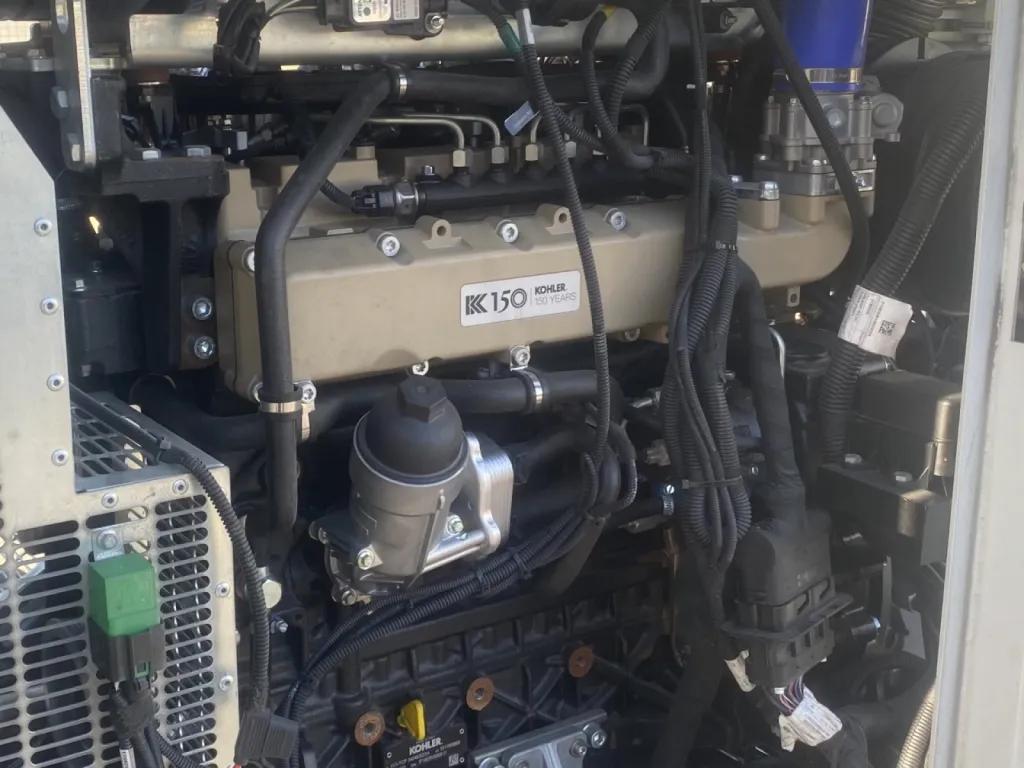 Réparation d un moteur Kohler sur un portique à  La Ciotat