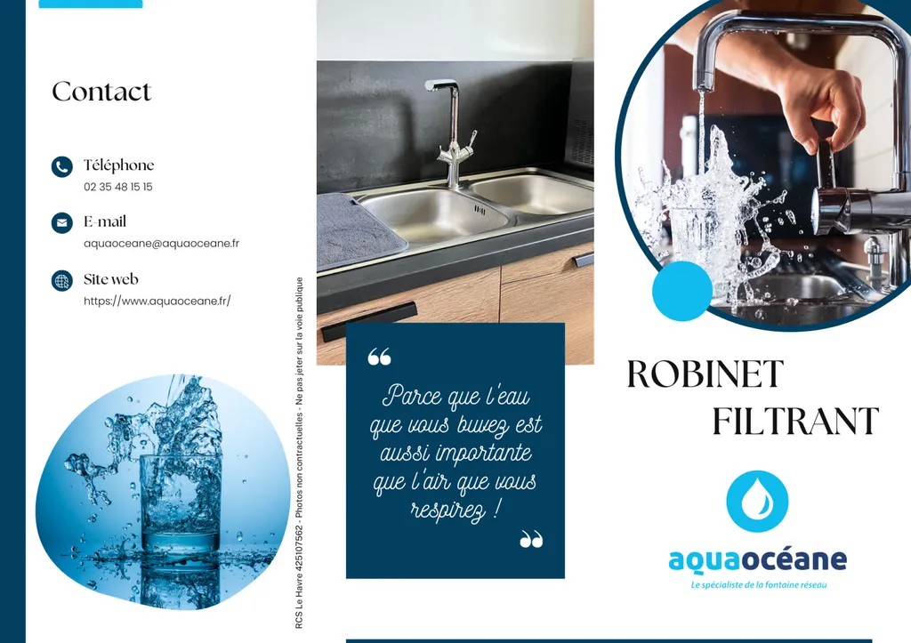 Robinet filtrant à eau gazeuse