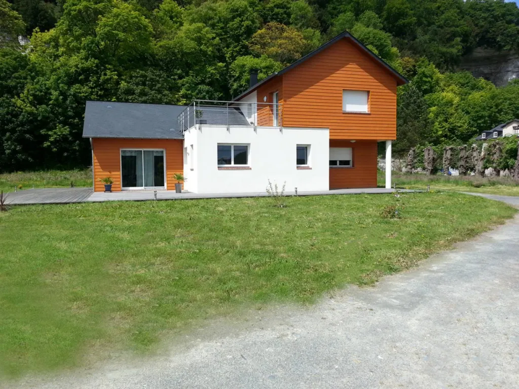 Constructeur de maison mixte moderne et contemporaine, proche de Yvetot en Seine Maritime 76