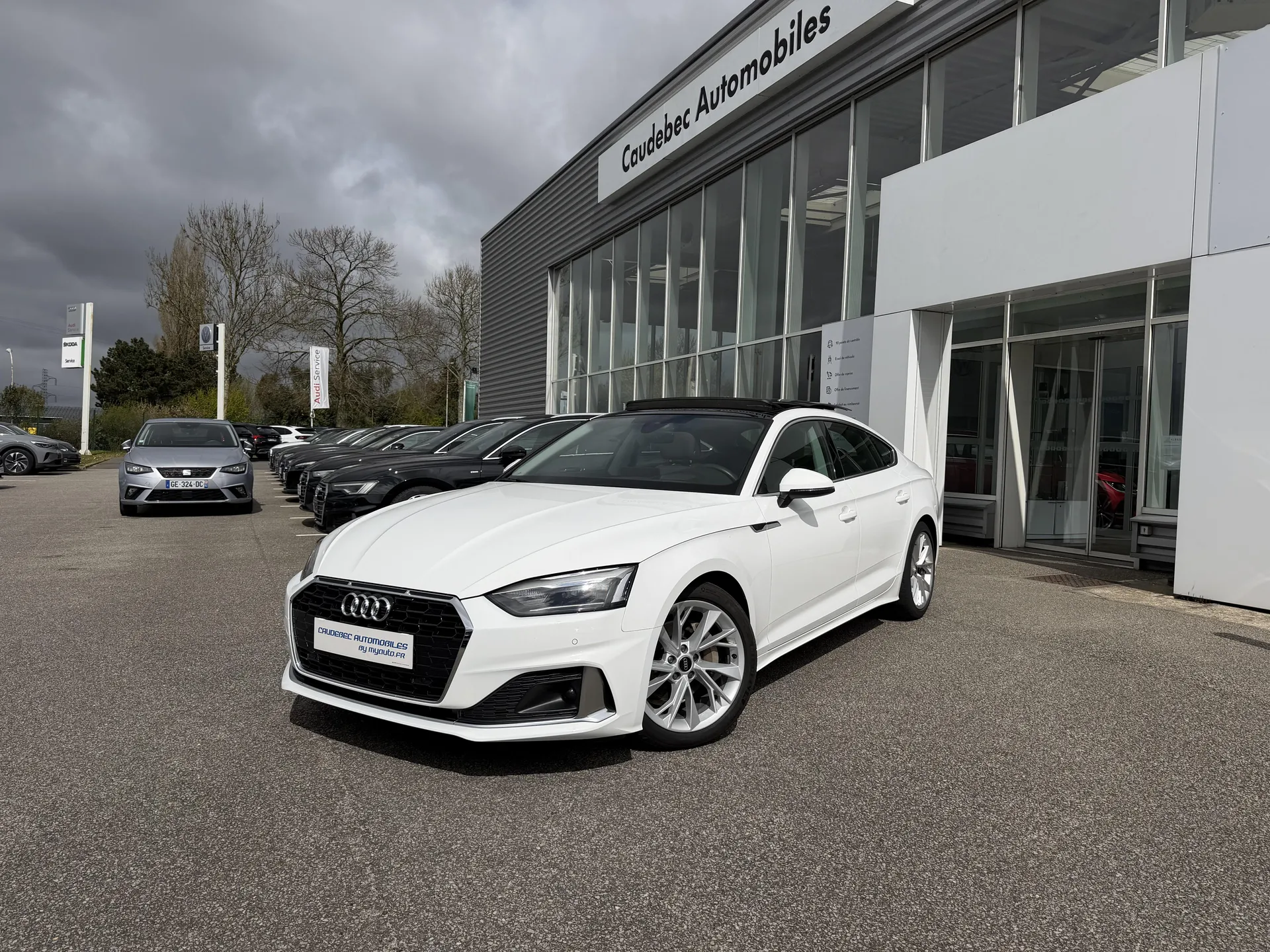 Audi A5 Sportback d'occasion à prix attractif chez votre concessionnaire Caudebec Automobiles aux alentours du Havre et de Rouen