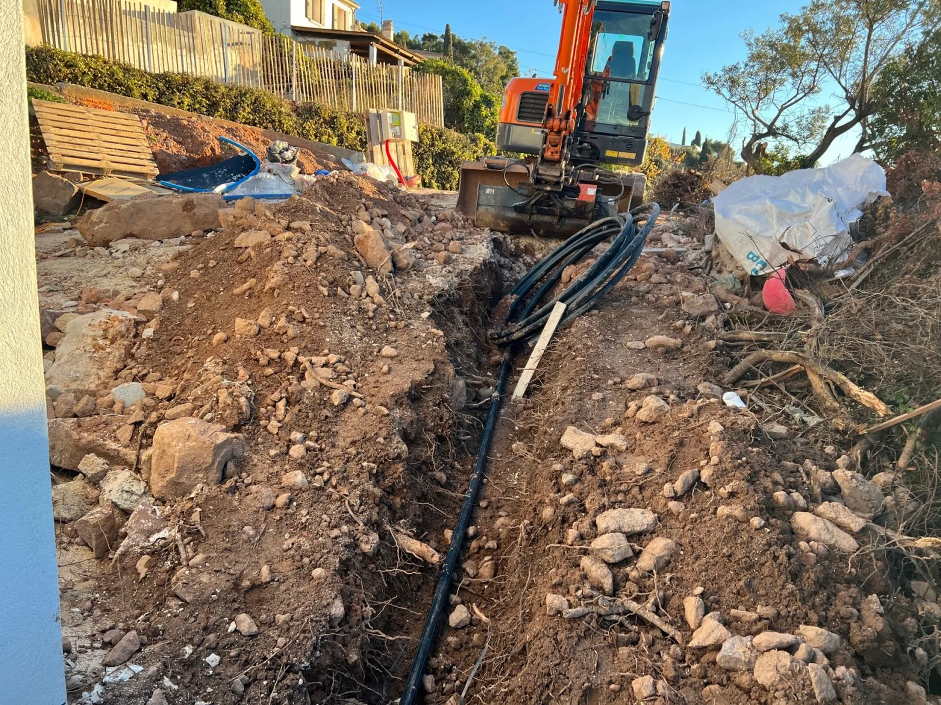 Installation d’une micro-station de traitement biologique 