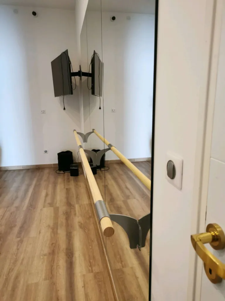 Miroir pour salle de sport