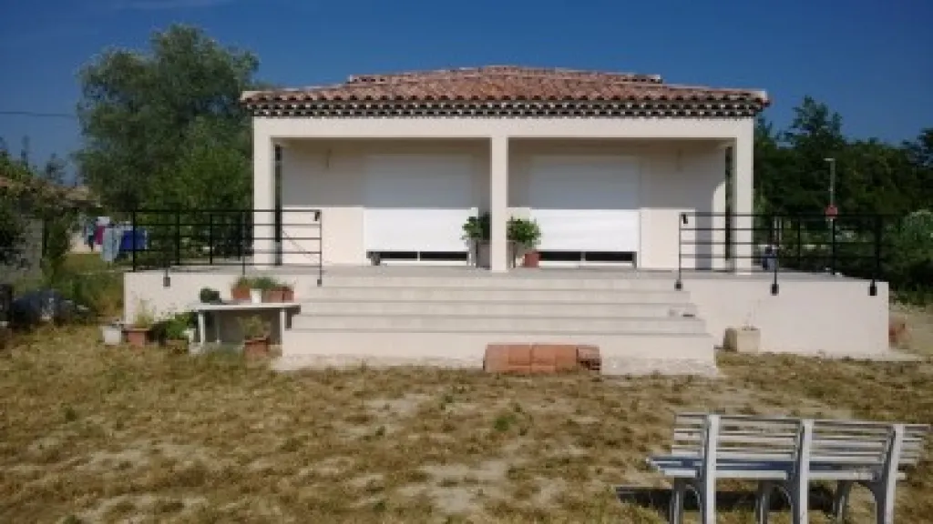 FABRICATION ET POSE GARDE CORPS DE SECURITE CLOTURE EN FER FORGE POUR UNE TERRASSE A MARIGNANE PACA 