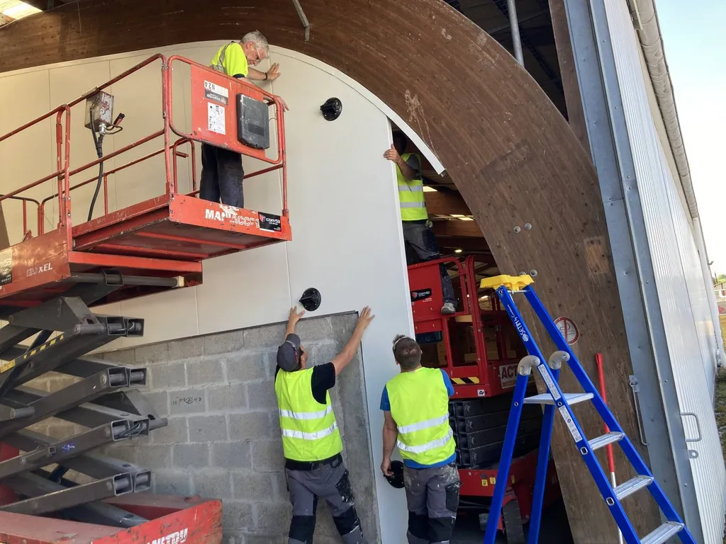 Rénovation thermique de bâtiment dans l'industrie agro-alimentaire proche de Laval 53.