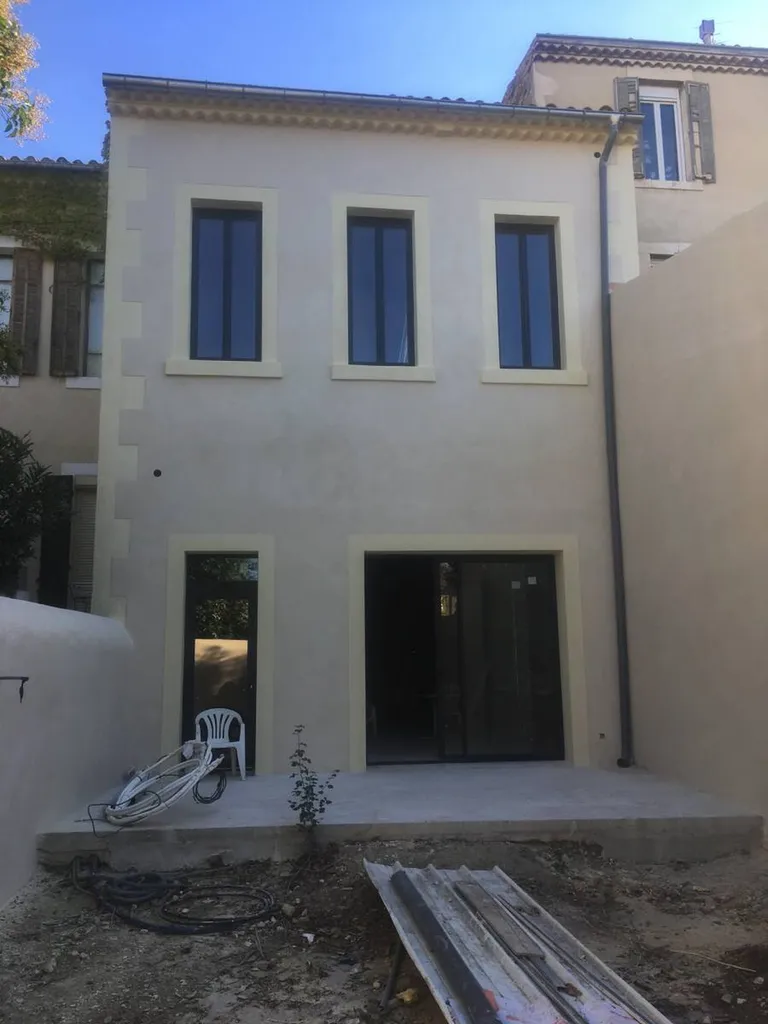 Rénovation complète d'une maison de ville à Salon de Provence - Rénovation des enduits