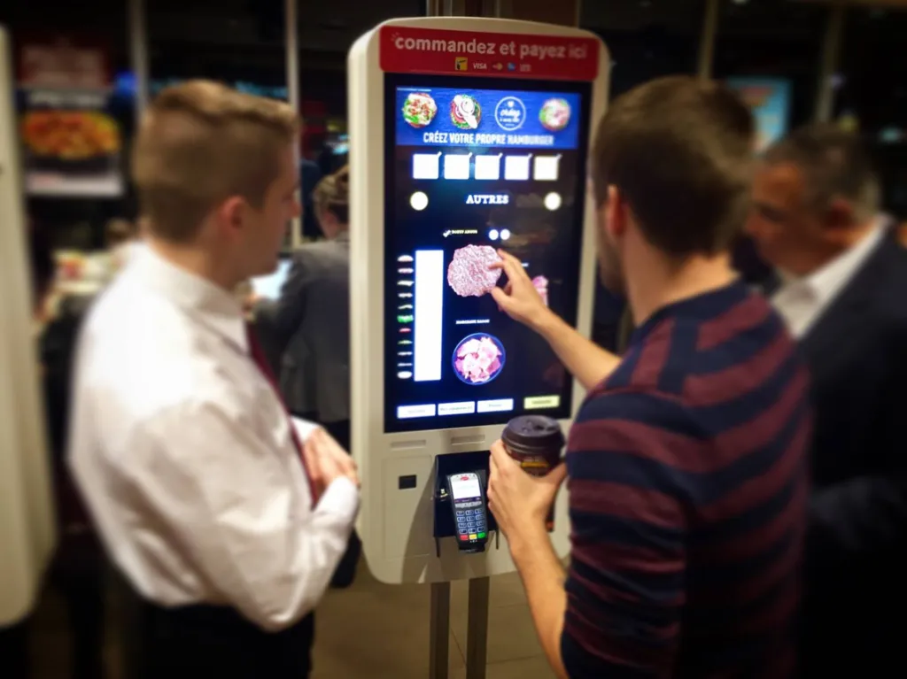 Borne de commande tactile vers Marseille