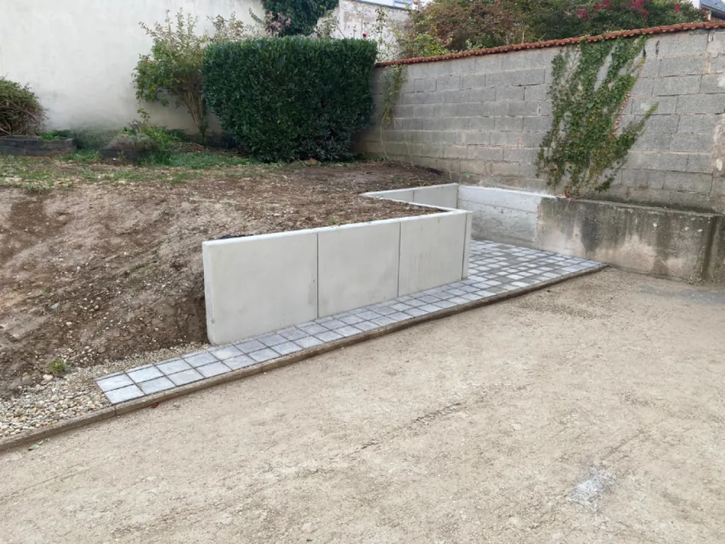 Rénovation cour extérieure Strasbourg CLK 