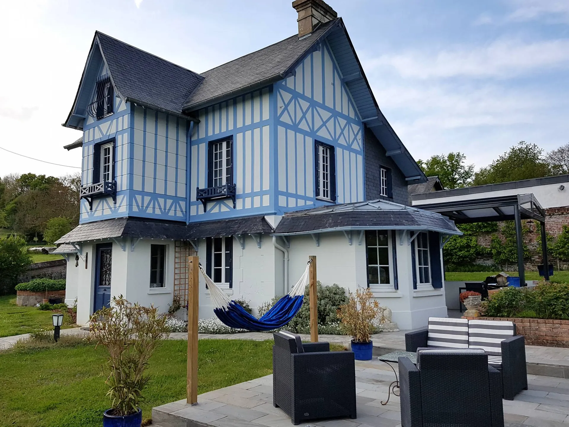 Maison style anglo normand XIXème siècle, Région Lisieux, Calvados 14.