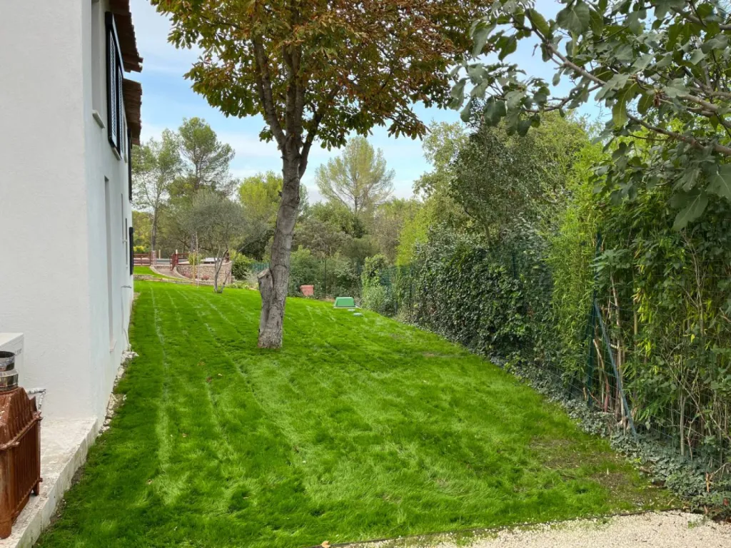 Cration de jardin par artisan paysagiste Aix en Provence