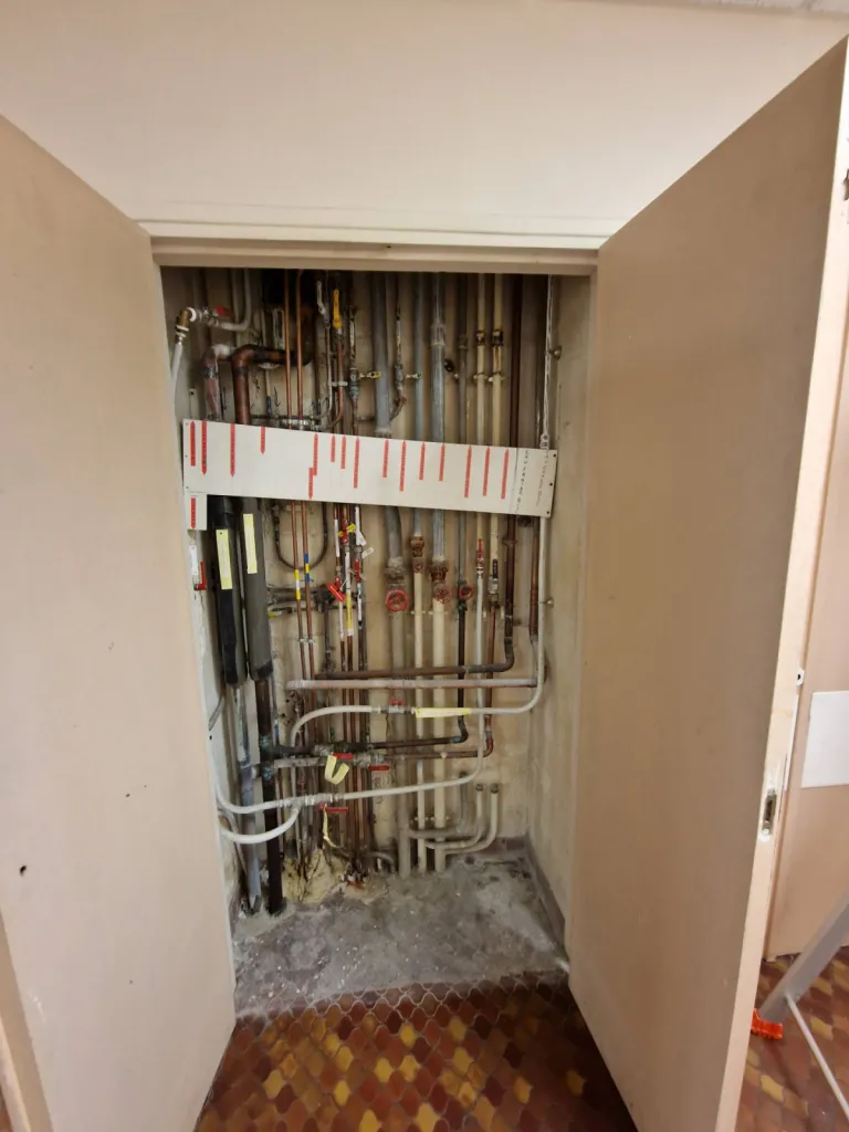 Relevés réseaux Plomberie Sanitaire du centre hospitalier Jean COULON à Gourdon