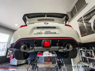 Installation échappement à clapet CENDE Nissan 370z Nismo | ADP Performance