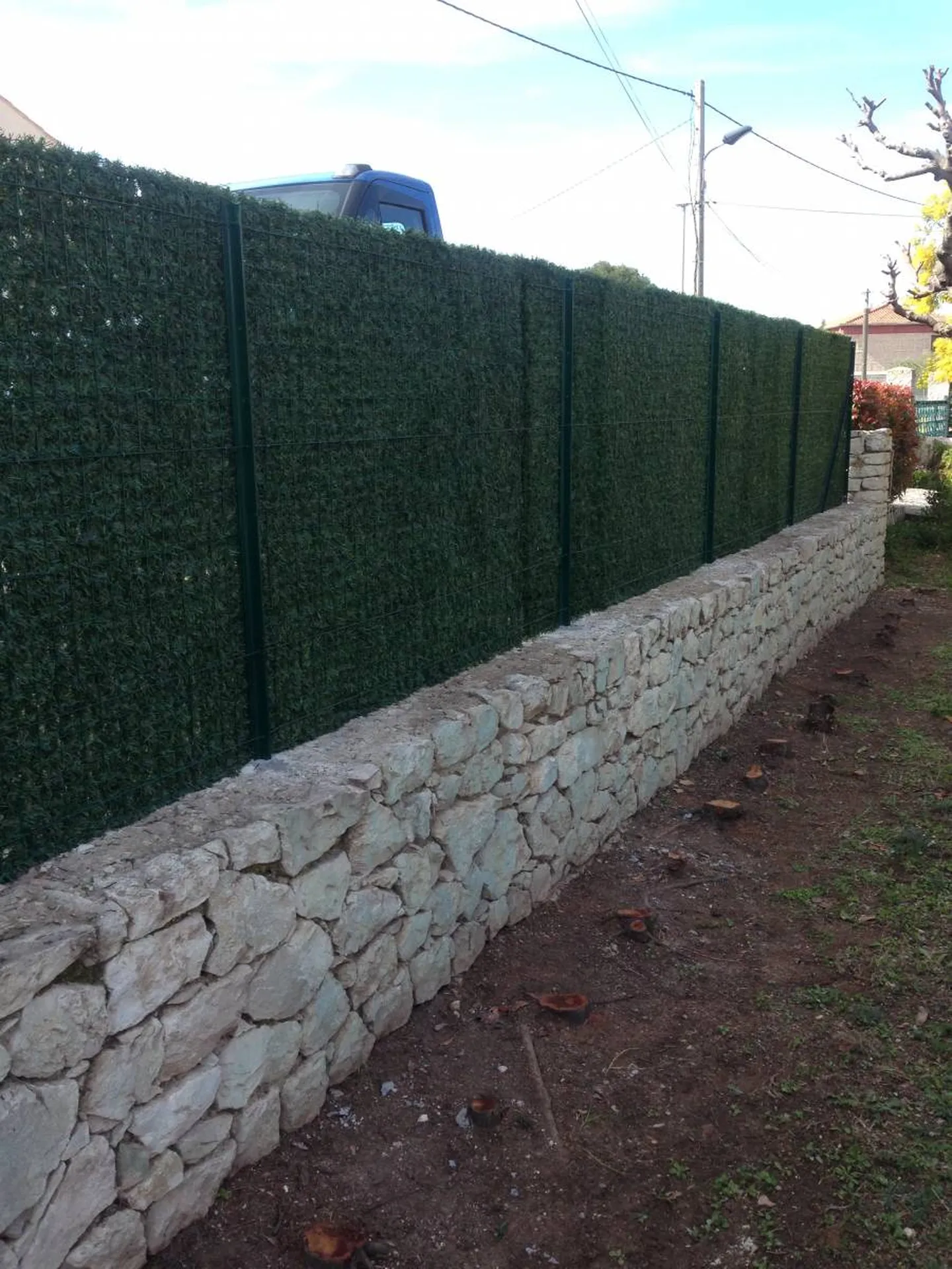 brise vue sur chateauneuf les martigues