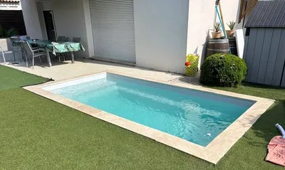 Installation d'une piscine coque de moins de 10m² Mandelieu