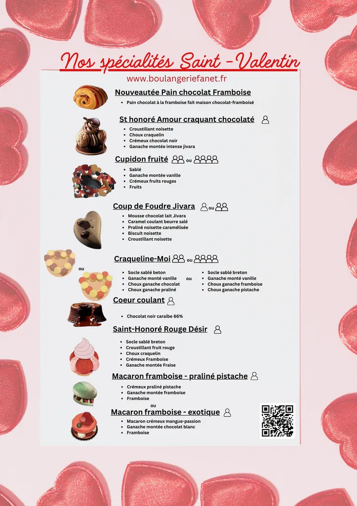 Nos créations Saint-Valentin