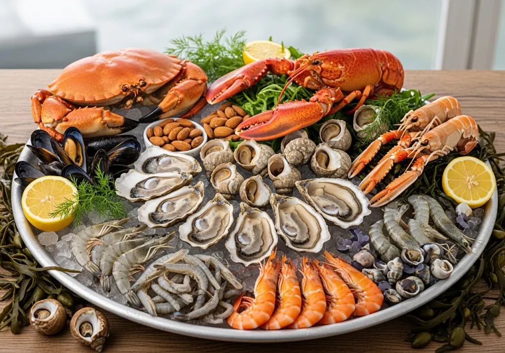 Embarquez pour une traversée gourmande, un plateau riche en merveilles marines à partager à volonté près de Juan-les-Pins