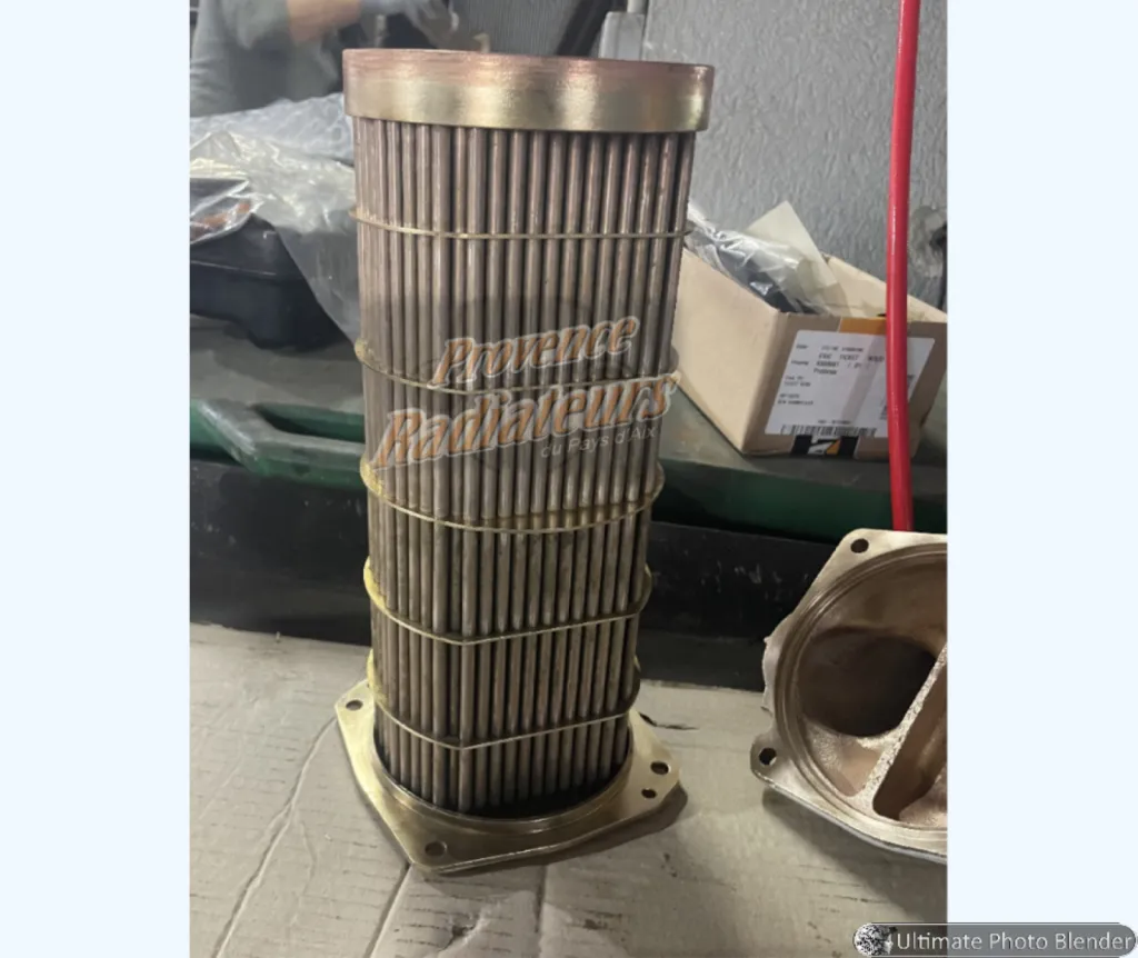 Faisceau d'échangeur CUMMINS prêt pour le tringlage pour Monaco Marine La Ciotat.