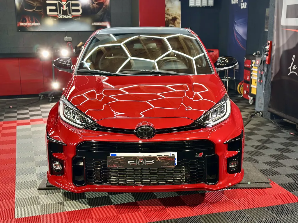 Toyota Yaris GR – Rénovation et traitement céramique à Lyon Ouest proche de Vourles 