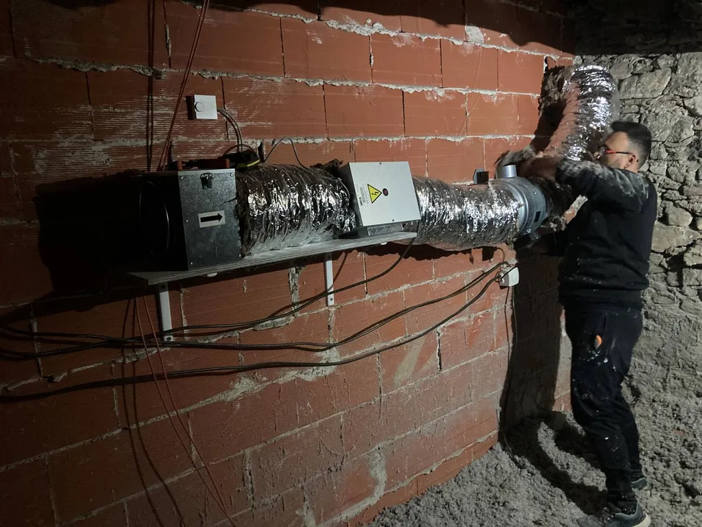 CTA. Ventilation par insufflation à Grabels 34 Hérault
