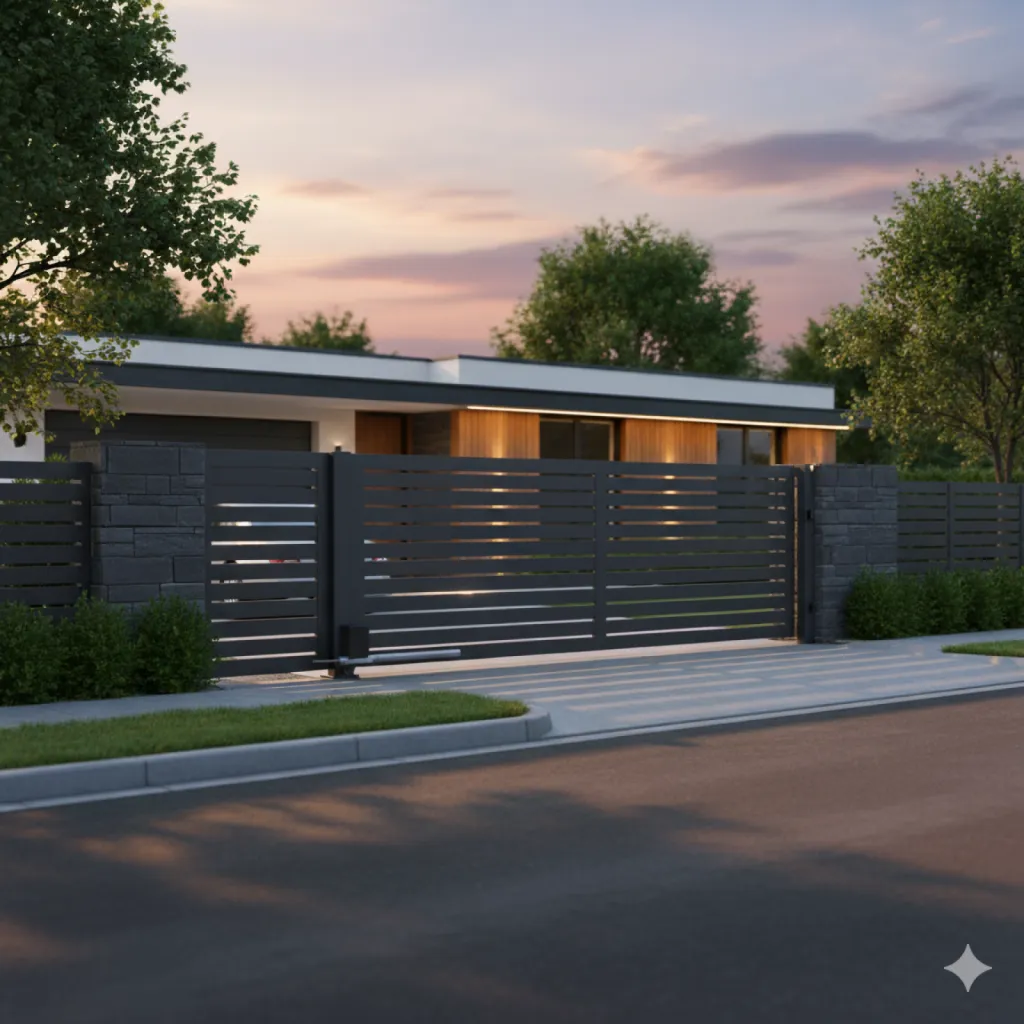 Portail en aluminium
