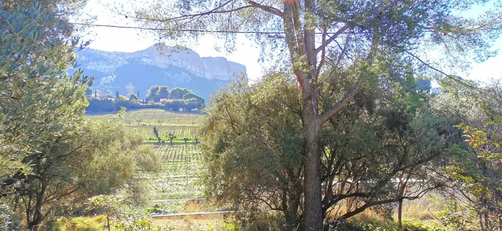 Vente terrain Cassis vue Cap Canaille