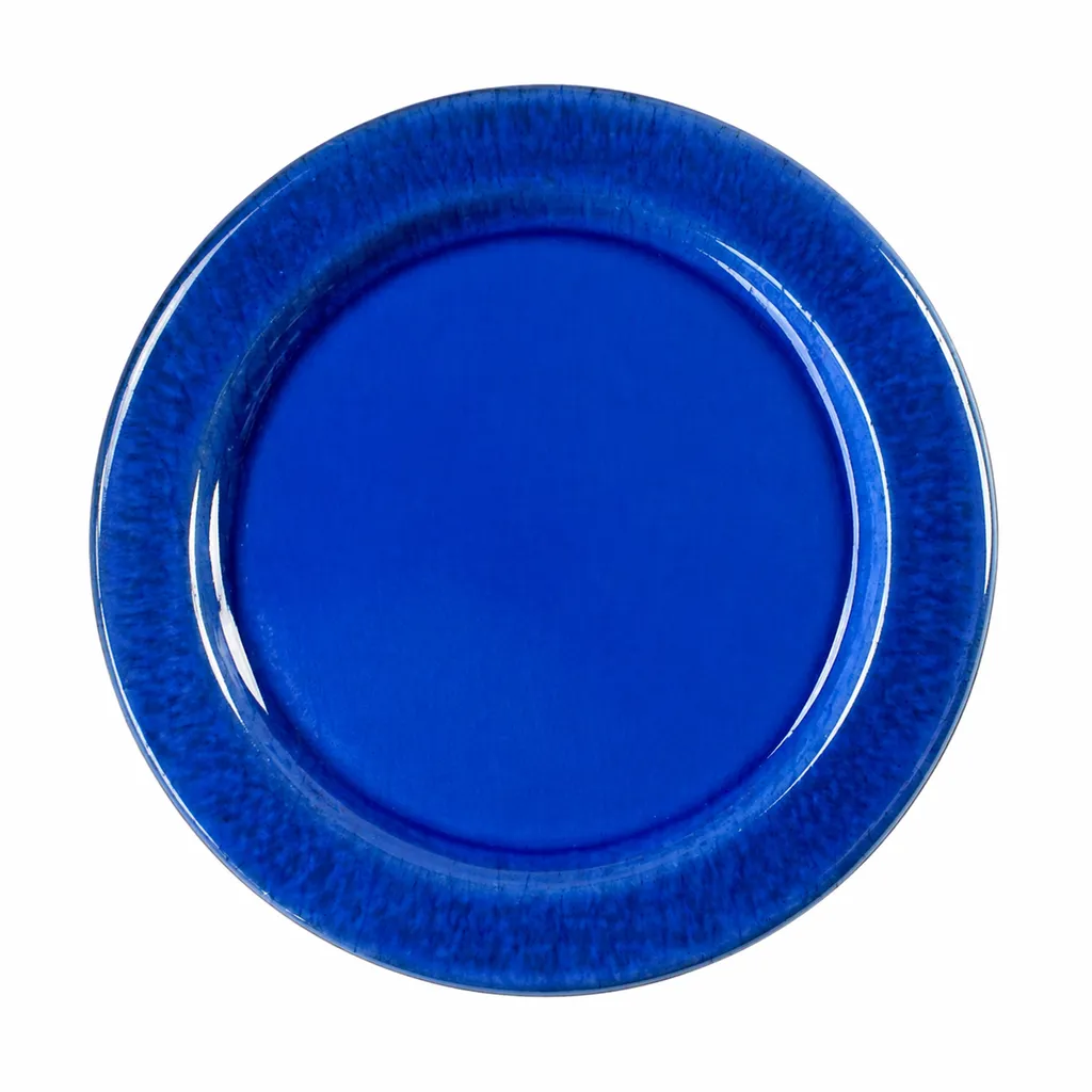 ASSIETTE DE PRESENTATION RONDE BLEUE A LA LOCATION DANS LE VAR  POUR ANNIVERSAIRE CONDITIONNEE PAR 10