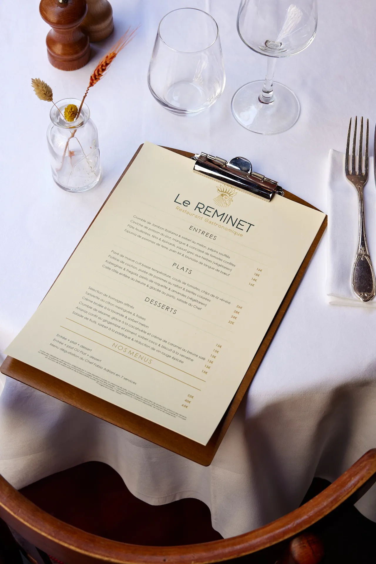 Menu de saison