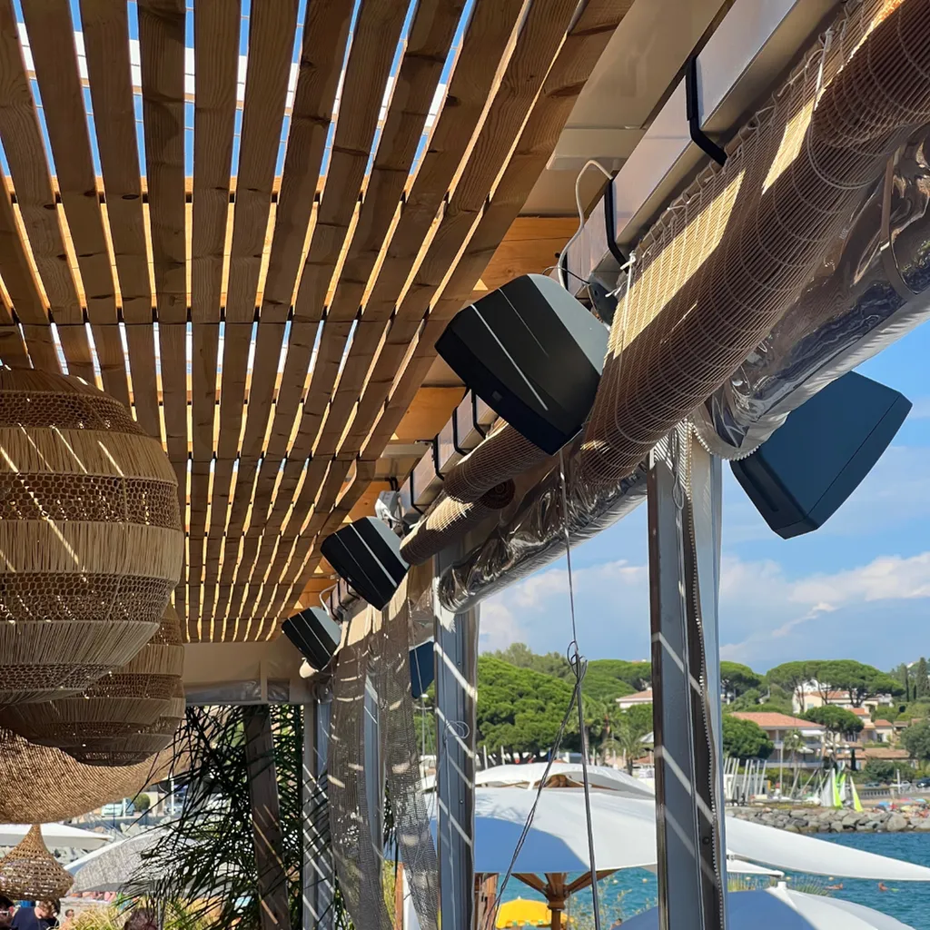 Installation sonorisation Les P'tits Galets à Sainte-Maxime Var 83