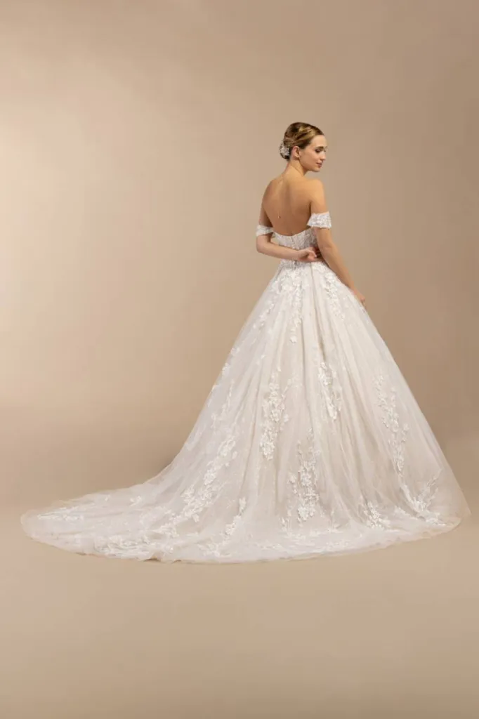 robe de mariée trapèze