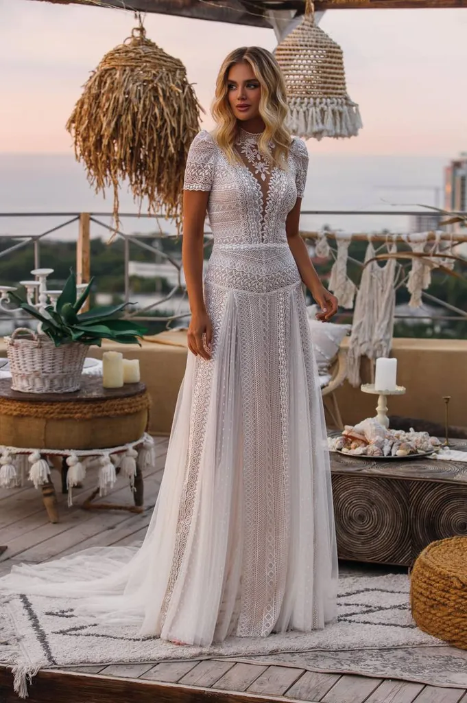 Robe de mariée champêtre chic à Aubagne 